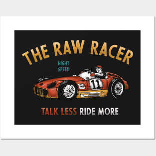 The Raw Racer Vintage Illustration Posters and Art